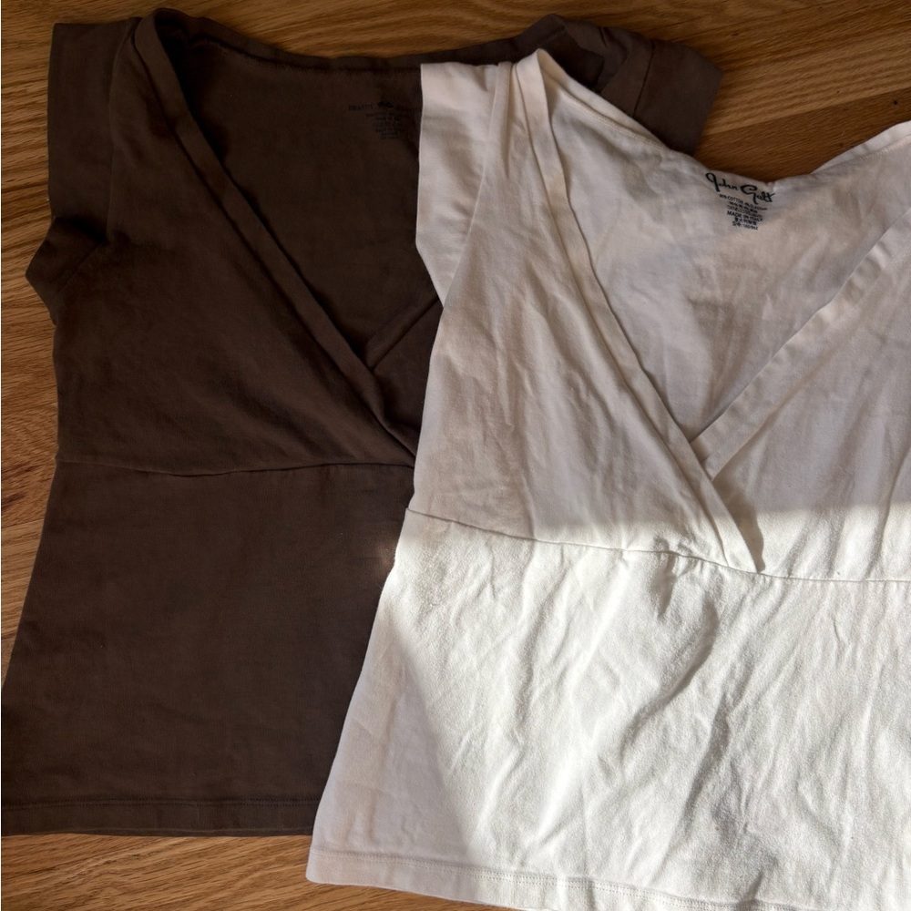 Brandy Melville Bundle (cropped tees and button up)